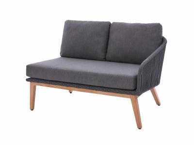 Diamond Garden Set: Palma Modullounge + Nested Lounge-/Beistelltische