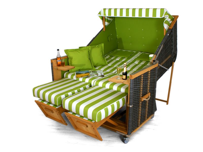 Nordsee Strandkorb SyltSpezial 125cm (8574) Gartenmöbel Hamburg Shop