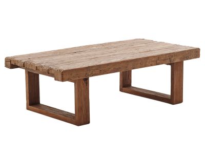 Sika Design Alexander Couchtisch, Old Teak 130 x 66 cm, Höhe 40 cm