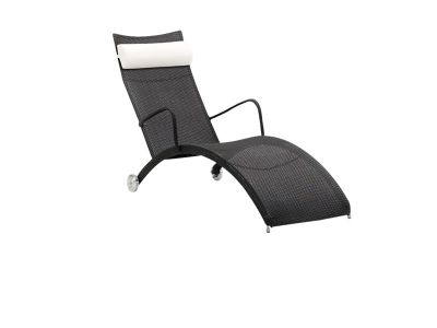 Sika Design AVANTGARDE Helena Sonnenliege- Schwarz