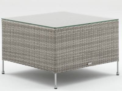 Sika Design AVANTGARDE Orion Couchtisch 60x60 cm, inkl. Glasplatte - Taupe