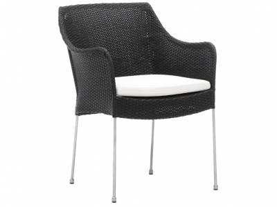 Sika Design AVANTGARDE Venus Stuhl, inkl. Kissen - Schwarz