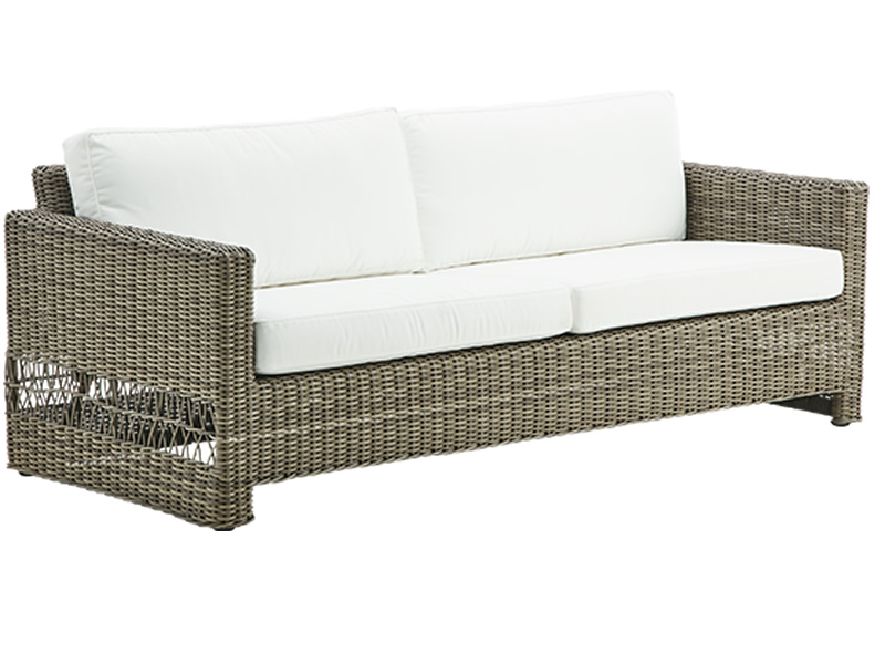 Sika Design Carrie Gartensofa 3-Sitzer, Antique Grey