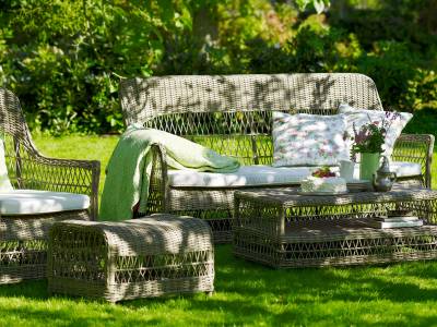 Sika Design Dawn Exterior Sofa 3- sitzig, Antique Grey