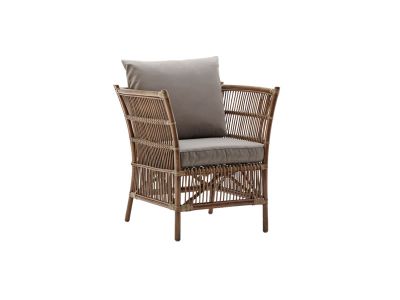 Sika Design Donatello Lounge-Rattansessel, inkl. Kissen - Antique