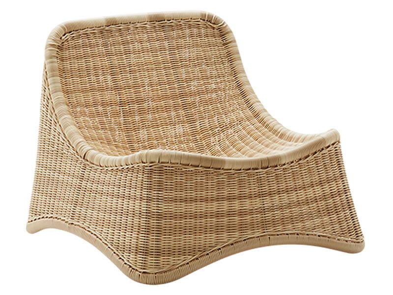 Sika Design EXTERIOR Chill Sessel mit Hocker, Alurattan Gartenmöbel
