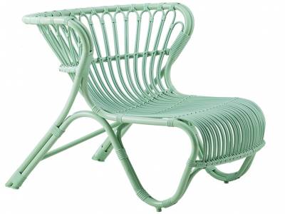 Sika Design EXTERIOR Fox Sessel, Mint, Alurattan, Design by Viggo Boesen