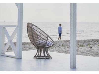 Sika Design EXTERIOR Luna Sunchair, Dove White