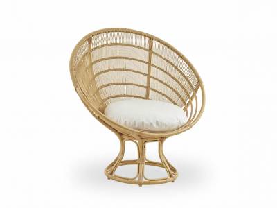 Sika Design EXTERIOR Luna Sunchair, Natural Alu Rattan