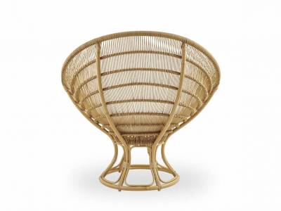 Sika Design EXTERIOR Luna Sunchair, Natural Alu Rattan