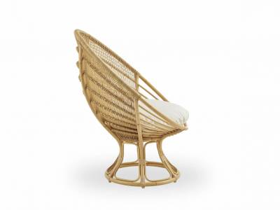Sika Design EXTERIOR Luna Sunchair, Natural Alu Rattan