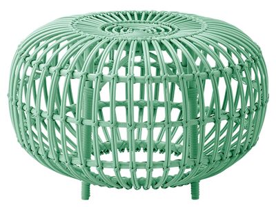 Sika Design EXTERIOR Ottoman Ø 65 cm, Alurattan Mint