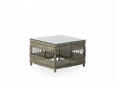 Sika Design GEORGIA GARDEN Anna Exterior Beitstelltisch, antique inklusive Glasplatte