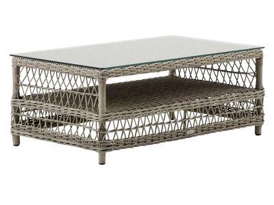 Sika Design GEORGIA GARDEN Hazel Kaffeetisch 60x100 cm, antik-braun