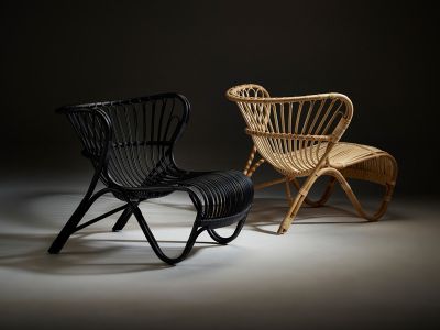 Sika Design ICONS, Fox Chair Schwarz - Designed by Viggo Boesen