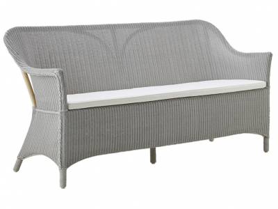Sika Design Loom Living Charlot 3 Sitzer Sofa, Light Grey, inkl. Kissen