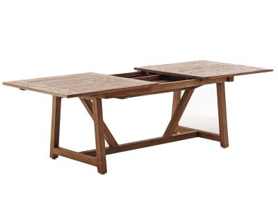 Sika Design Lucas Ausziehtisch 200/ 280 x 100 cm - Old Teak für den Innenbereich