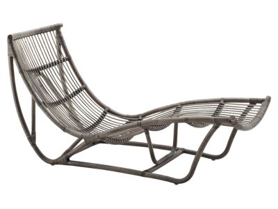 Sika Design ORIGINALS Michelangelo Rattan Schlafcouch - Taupe