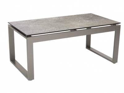 Stern Beistelltisch Allround Aluminium graphit mit Tischplatte Silverstar