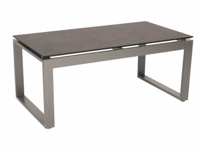Stern Beistelltisch Allround Aluminium graphit mit Tischplatte Silverstar