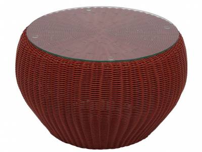 Stern Beistelltisch/Hocker Anny Ø 50 cm, rot