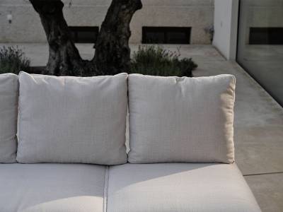 Stern Enya Ecklelement, Aluminium greige, Kordel greige