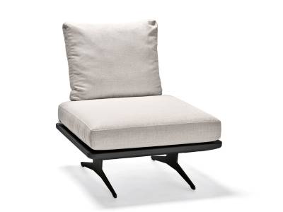 Stern Enya Mittelelement, Aluminium antrhazit matt, Kordel Stone