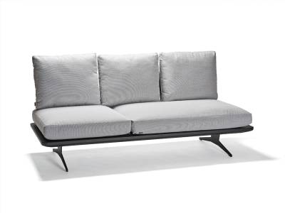 Stern EnyaLounge/Liege, Aluminium anthrazit matt, Kordel Stone