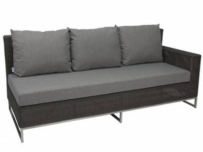 Stern FONTANA DINING, 3-Sitzer Element, Armlehne links, Basaltgrau