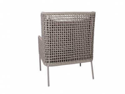 Stern Greta Lounge Sessel, Aluminium champagner inklusive Kissen