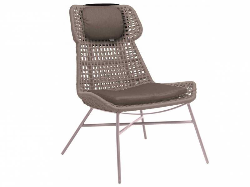 Stern Greta Relaxsessel, Aluminium champagner