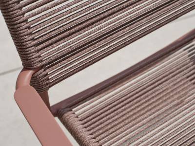 Stern Joris Stapelsessel, Gestell Aluminium Terra, Kordel Terra