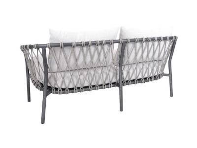 Stern KLEA Lounge Sofa, Aluminium anthrazit matt, Kordel Stone