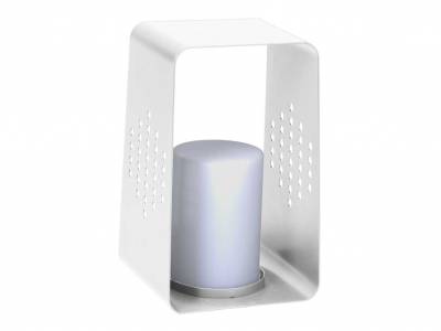 Stern Leuchte 26 x 28 x 45 cm Aluminium weiß mit LED-Einsatz