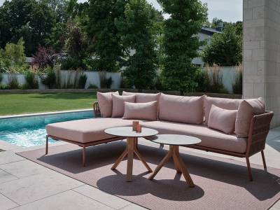 Stern Romy 2-Sitzer-Lounge-Element links, terra