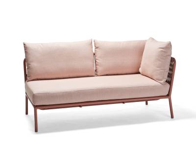 Stern Romy 2-Sitzer-Lounge-Element rechts, terra