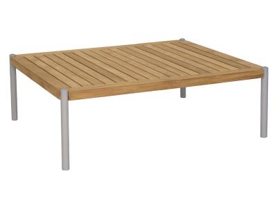 Stern Taro Beistelltisch 100x80x35 cm, greige Teak