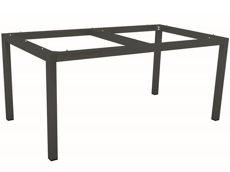 Stern Tischsystem: Alu Tischgestell 160 x 90 cm anthrazit + freiwählbare Tischplatte