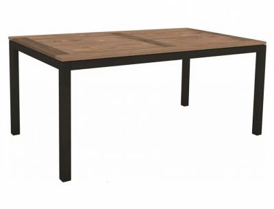 Stern Tischsystem: Alu Tischgestell 160 x 90 cm schwarz matt + freiwählbare Tischplatte