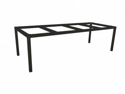 Stern Tischsystem: Alu Tischgestell 250 x 100 cm schwarz matt + freiwählbare Tischplatte