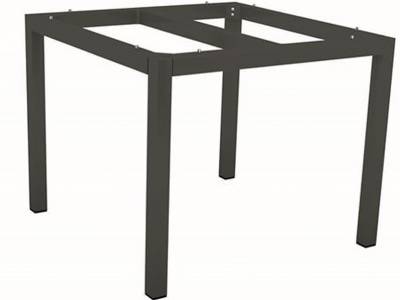 Stern Tischsystem: Alu Tischgestell 80 x 80 cm anthrazit + freiwählbare Tischplatte