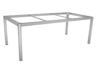 Stern Tischsystem: Edelstahl Tischgestell 200 x 100 cm + freiwählbare Tischplatte