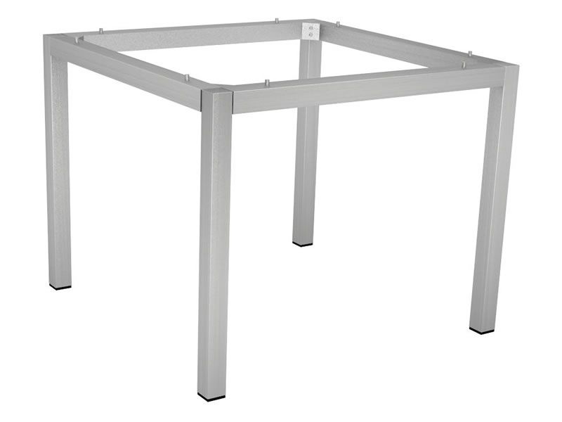 Stern Tischsystem: Edelstahl Tischgestell 90 x 90 cm + freiwählbare Tischplatte