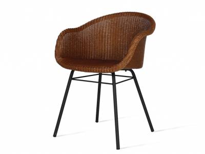 Vincent Sheppard Avril Dining Stuhl, steel a base, schwarz