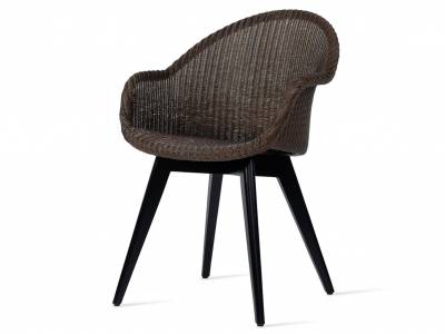 Vincent Sheppard Avril HB Dining Stuhl, black wood base