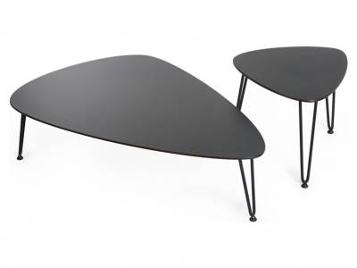 Vincent Sheppard Side & Coffee Tables, Rozy Table M, Beistelltisch black