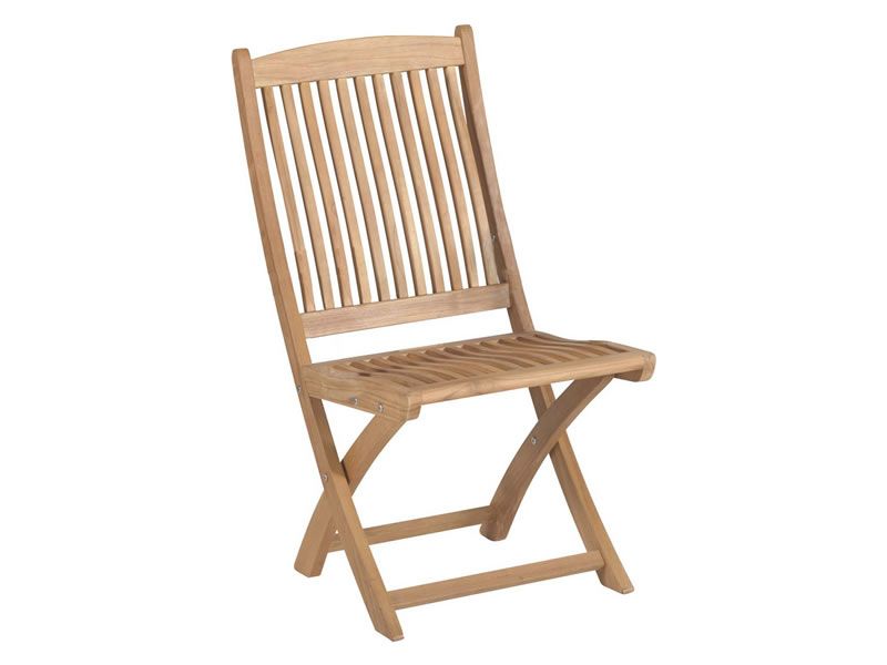 ZEBRA BALI Stuhl ohne Armlehnen klappbar