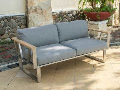 ZEBRA BELVEDERE, 2-Sitzer Sofa mit Armlehnen