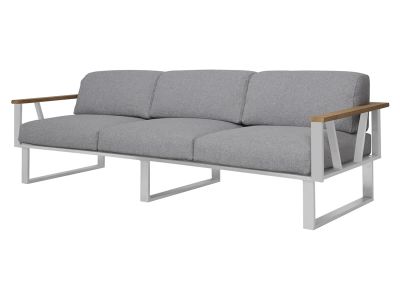 ZEBRA BELVEDERE, 3-Sitzer Sofa mit Armlehnen