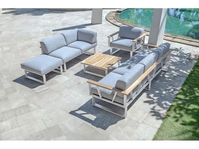 ZEBRA BELVEDERE, 3-Sitzer Sofa mit Armlehnen